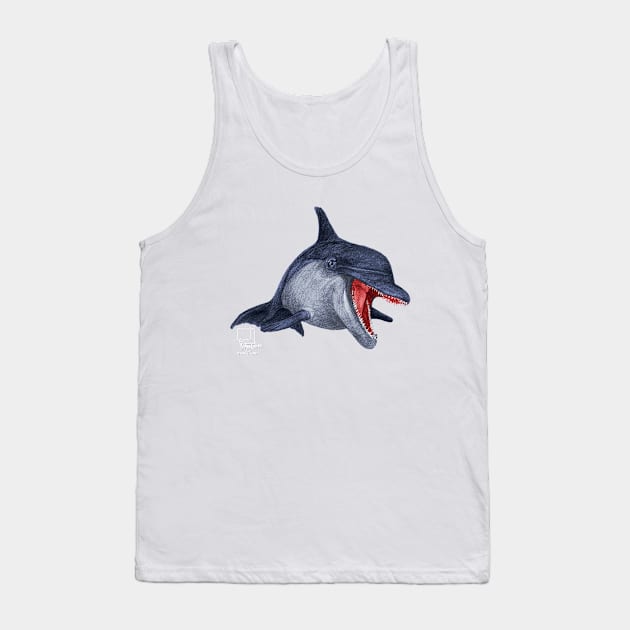 Dolphin Tank Top by mjartscom